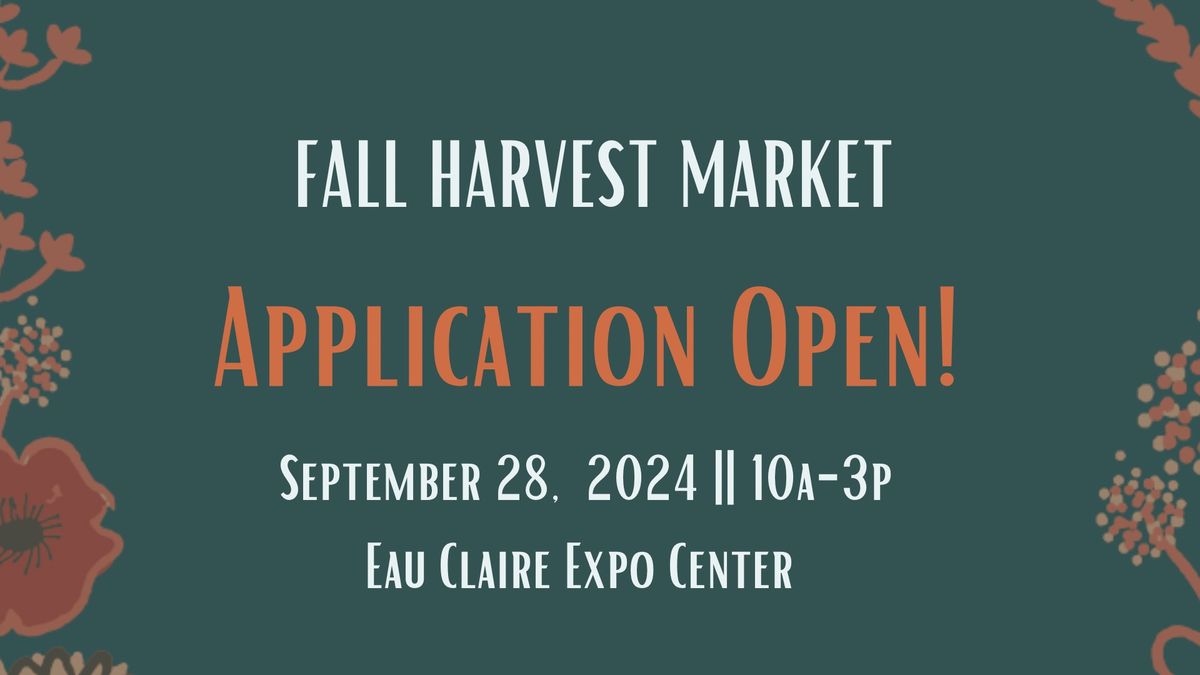 Annual Fall Harvest Vendor Market