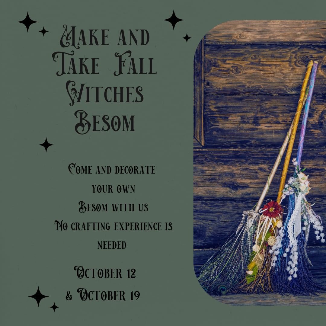 Make & Take Fall Witches Besom Class