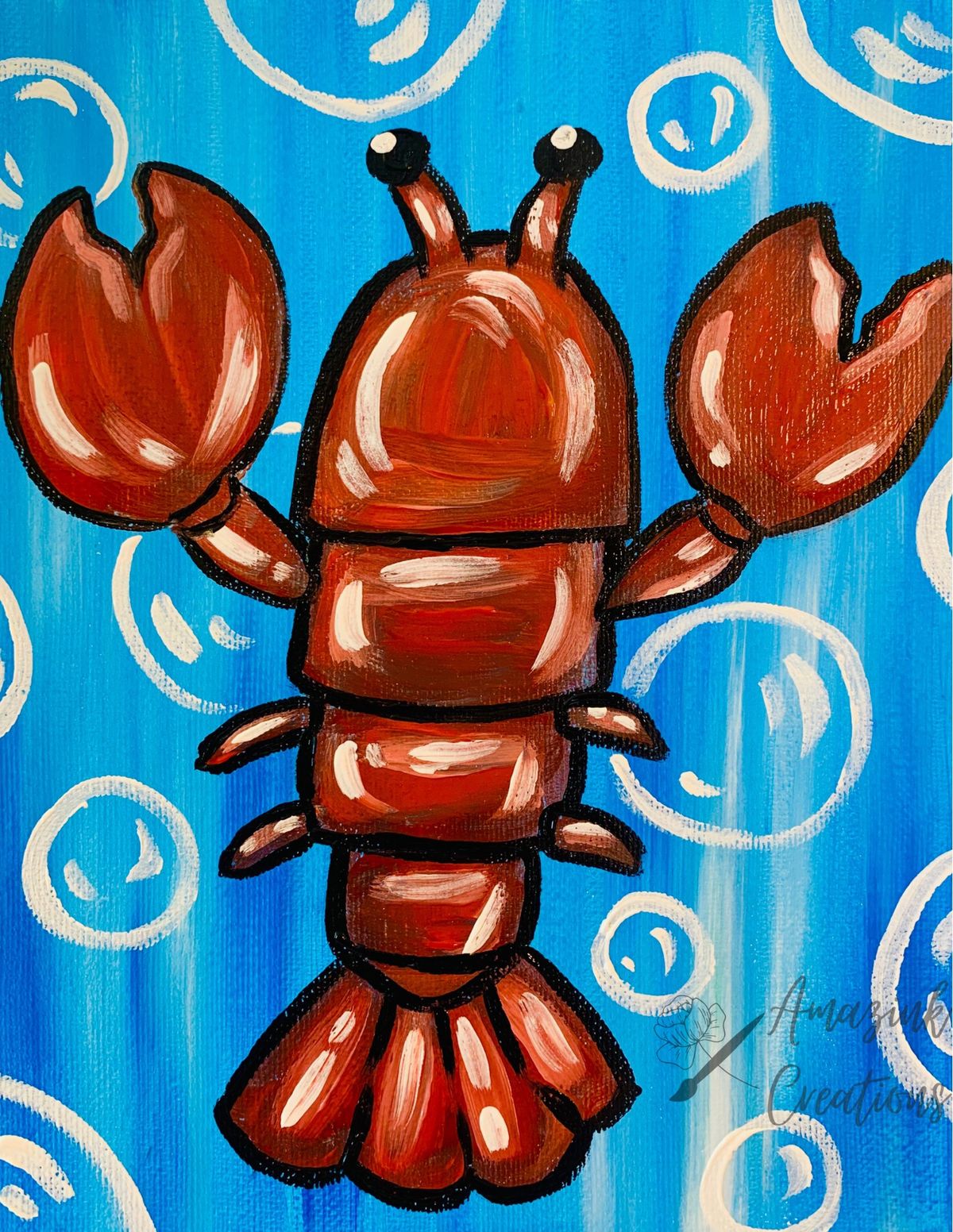 Kids Lobstah Paint Night