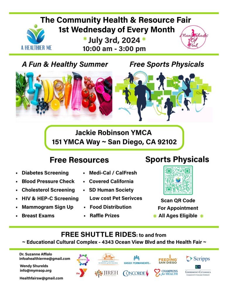 Monthly Community Health & Resource Fair!