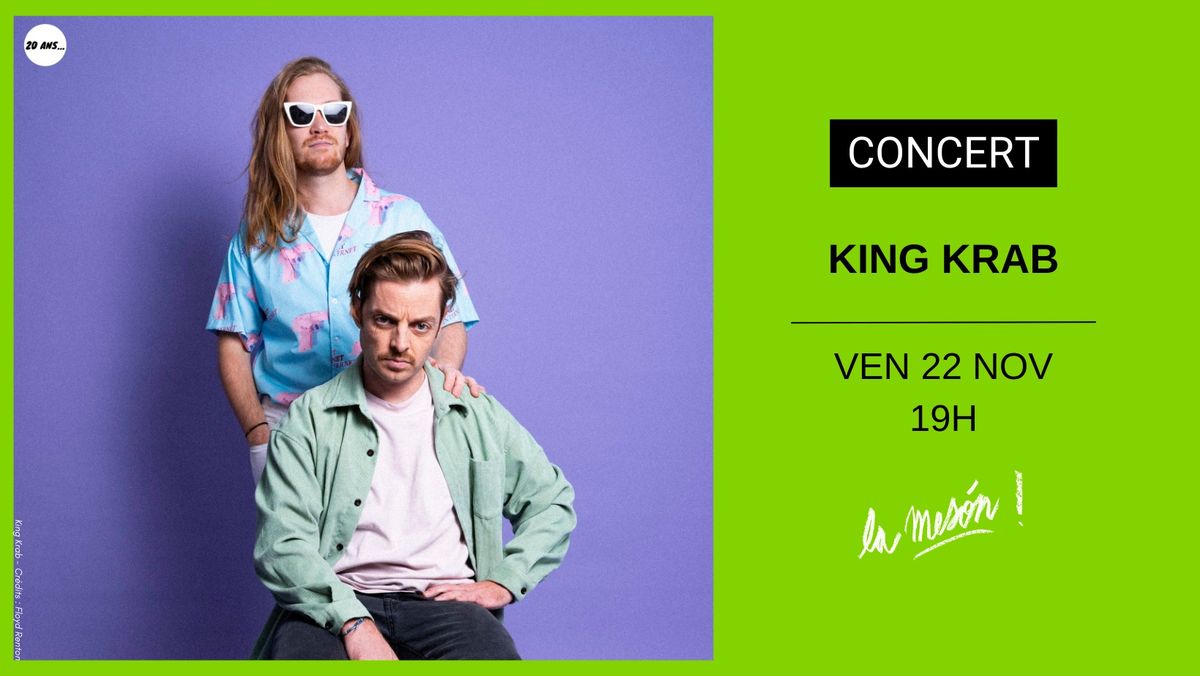 KING KRAB - Concert @La Mes\u00f3n - MARSEILLE