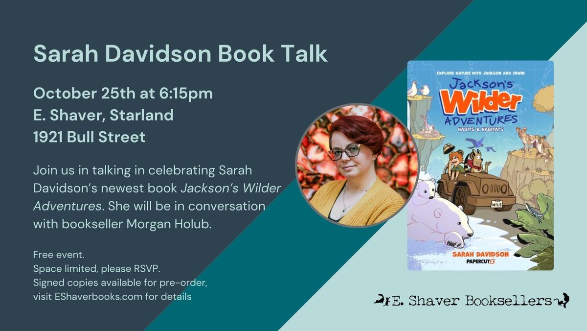 Book Talk with Sarah Davidson