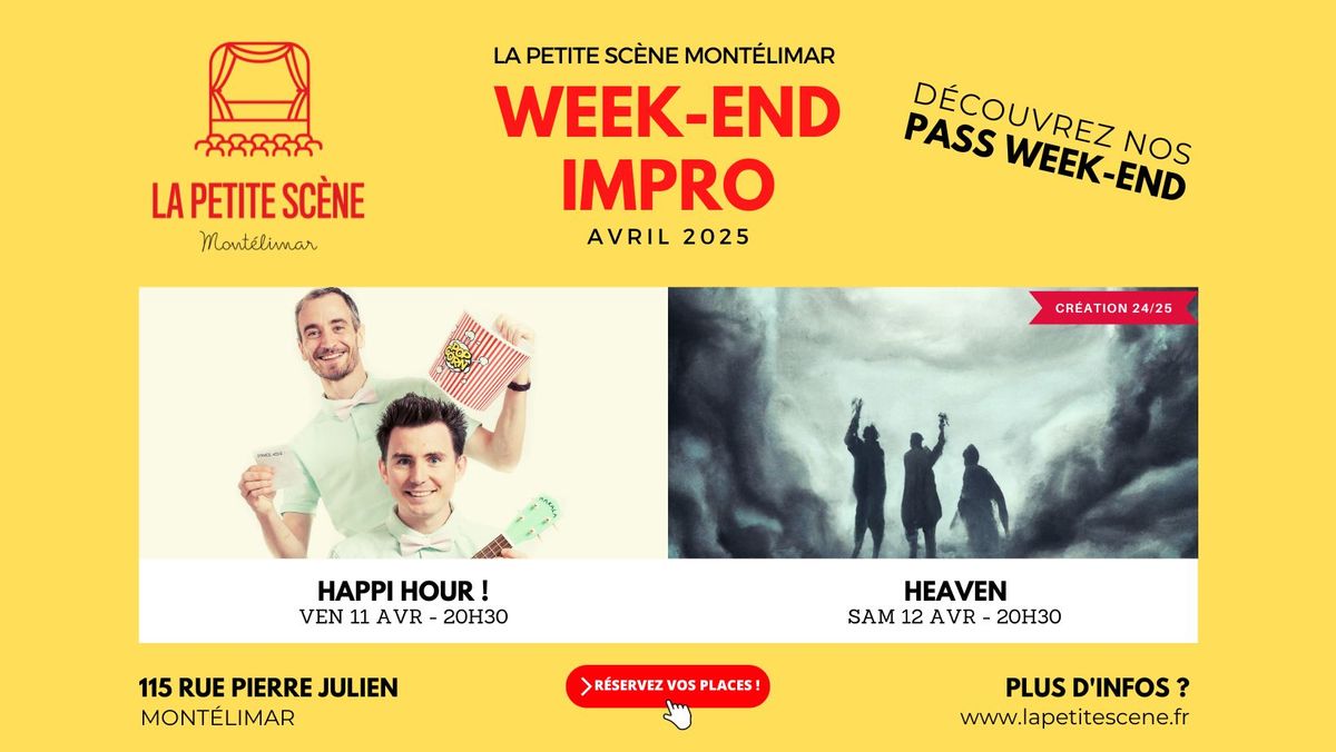 Week-end Impro Mont\u00e9limar - 11 & 12 avril 2025