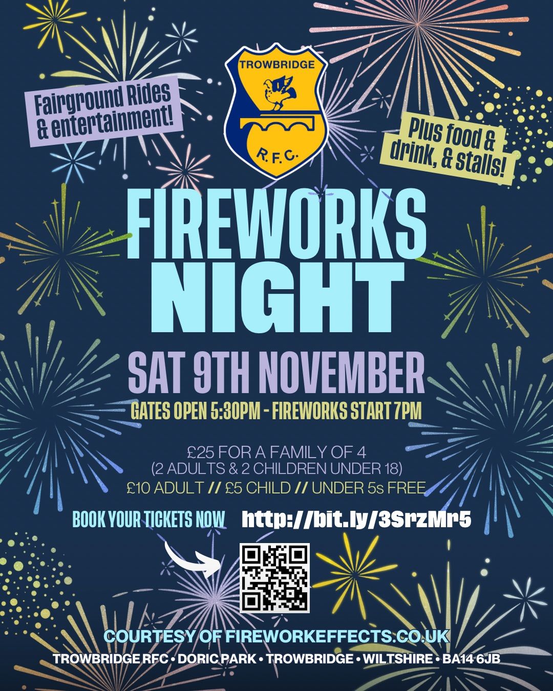 Fireworks Night at Trowbridge RFC