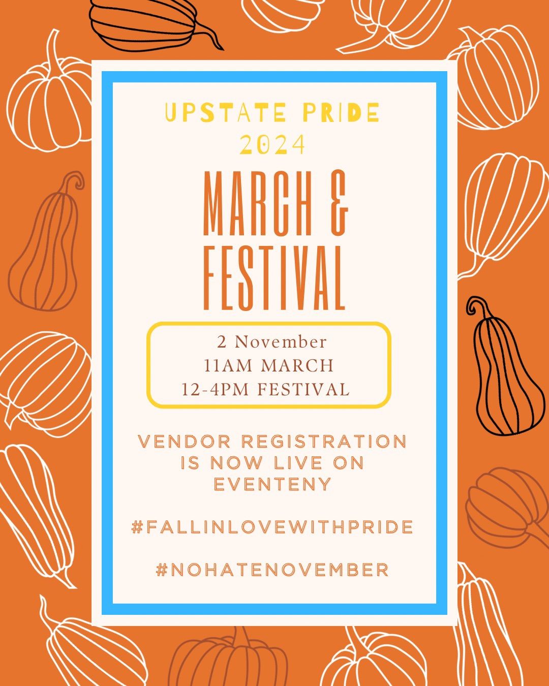 Upstate Pride SC Presents Fall Pride March & Festival - Eventeny