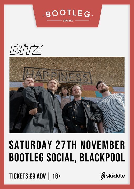 DITZ + SLAP RASH at Bootleg Social, Blackpool, Bootleg Social ...
