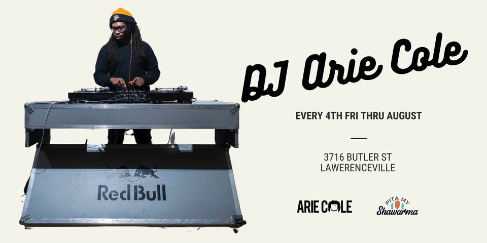 LIVE DJ Arie Cole Preforms on Our Lawrenceville Patio