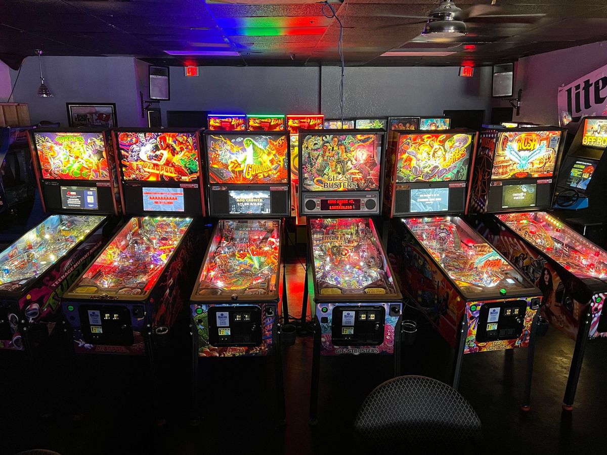 Stingray's monthly October pinball tournament