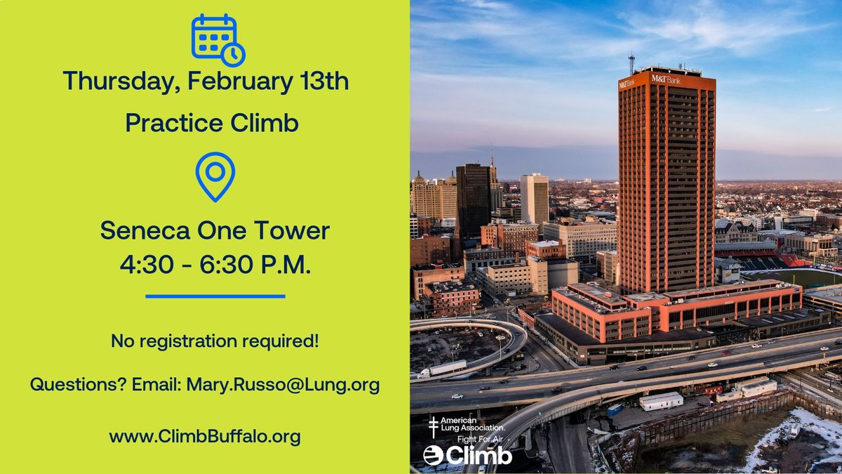 Practice Climb for the Fight for Air Climb 