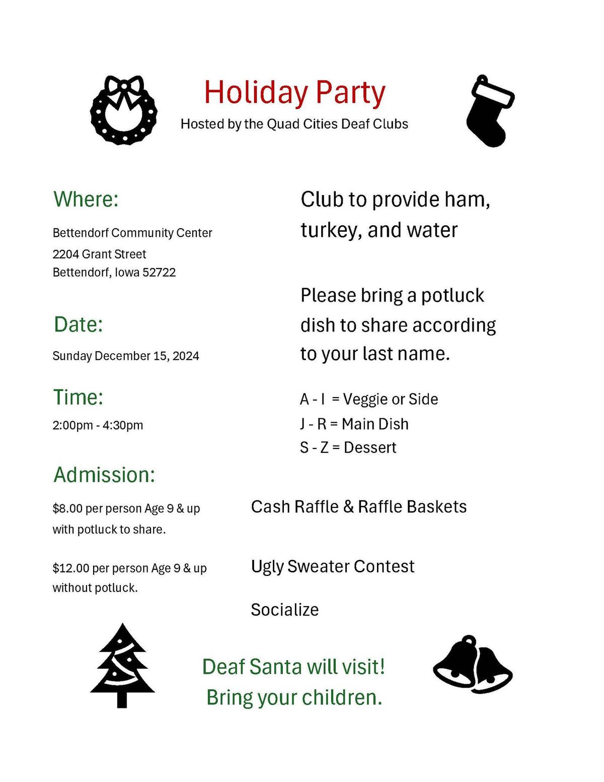 QCDC Holiday Party