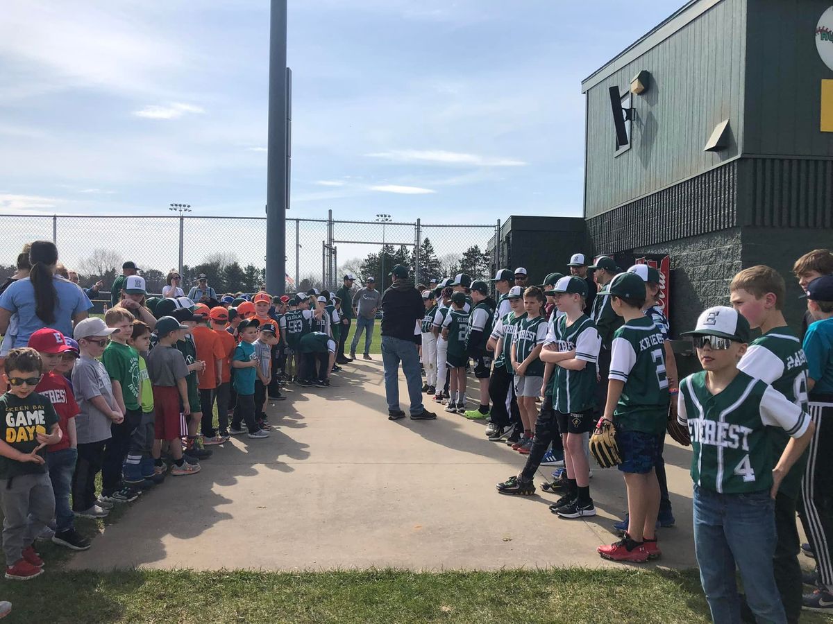 Youth night at DCE Varsity Baseball Game 