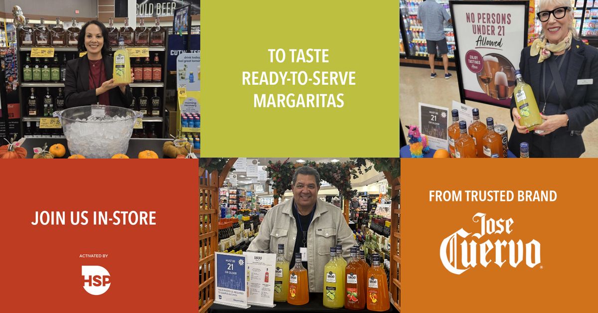 Try Cuervo Ready-to-Serve Margaritas at Safeway - Santa Clara - Rivermark Plaza