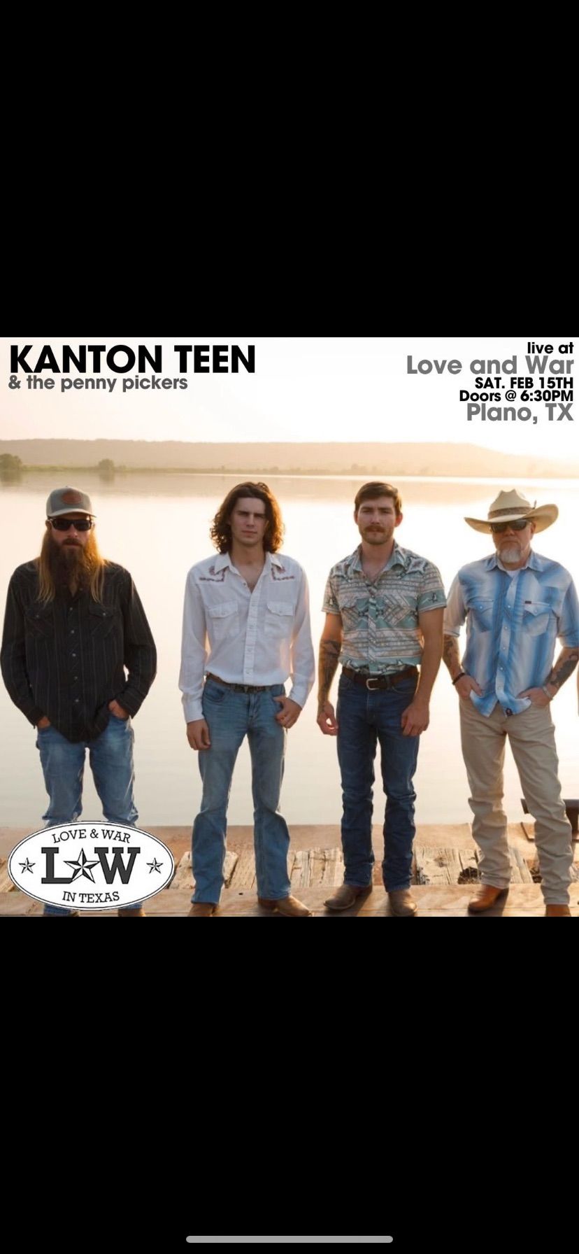 Kanton Teen & The Penny Pickers Live at Love & War! 