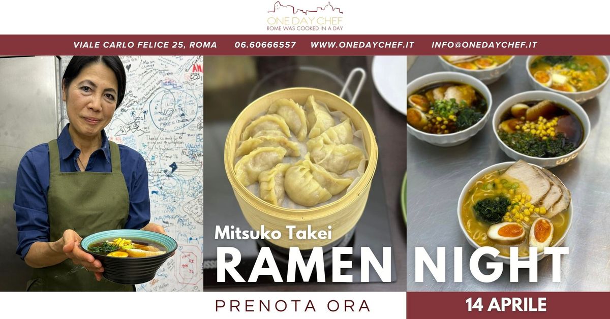 CORSO DI RAMEN con Mitsuko Takei - 14 APRILE 2025