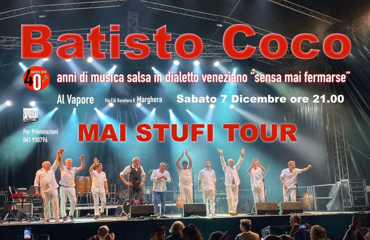 Batisto Coco 40 anni 1985-2025 - anteprima | Al Vapore