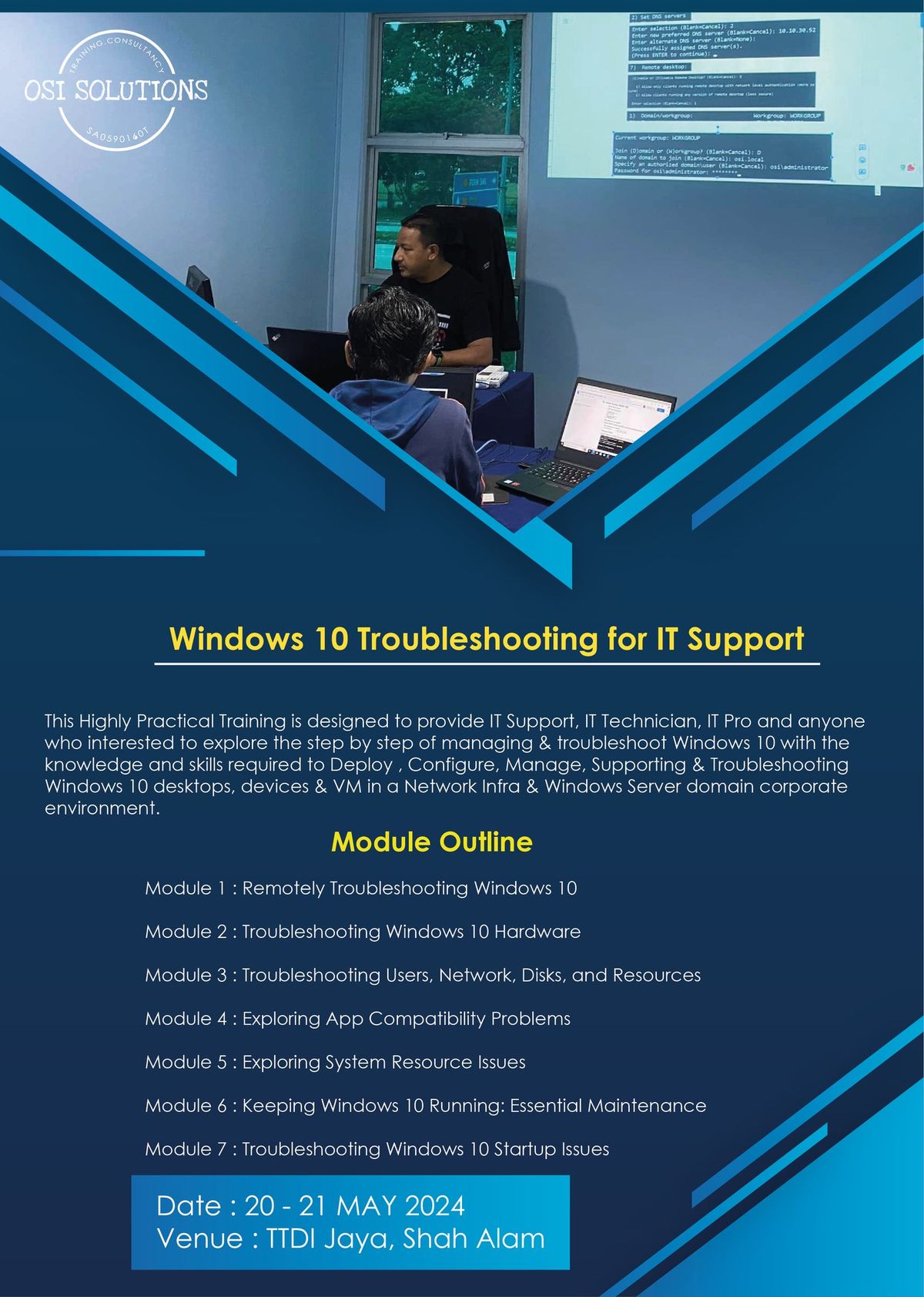 WINDOWS 10 TROUBLESHOOTING FOR IT SUPPORT