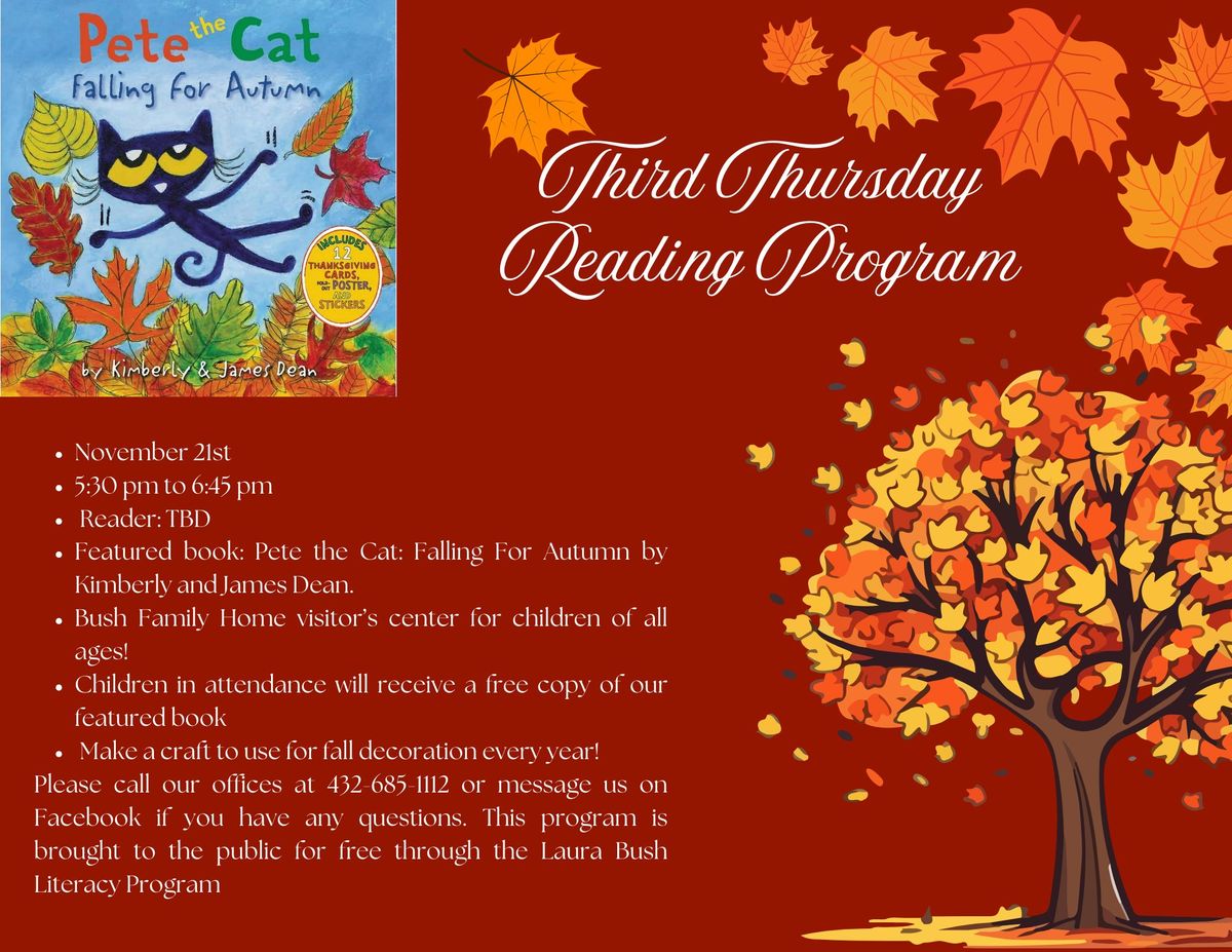 Third Thursday Reading Program