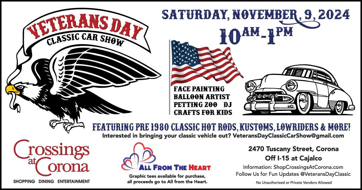 Nov 9| Veterans Day Classic Car Show