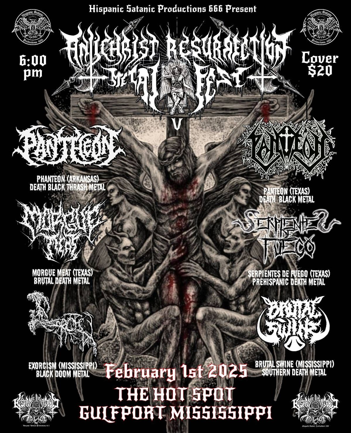 ANTICHRIST RESURRECTION METAL FEST V GULFPORT MISSISSIPPI 