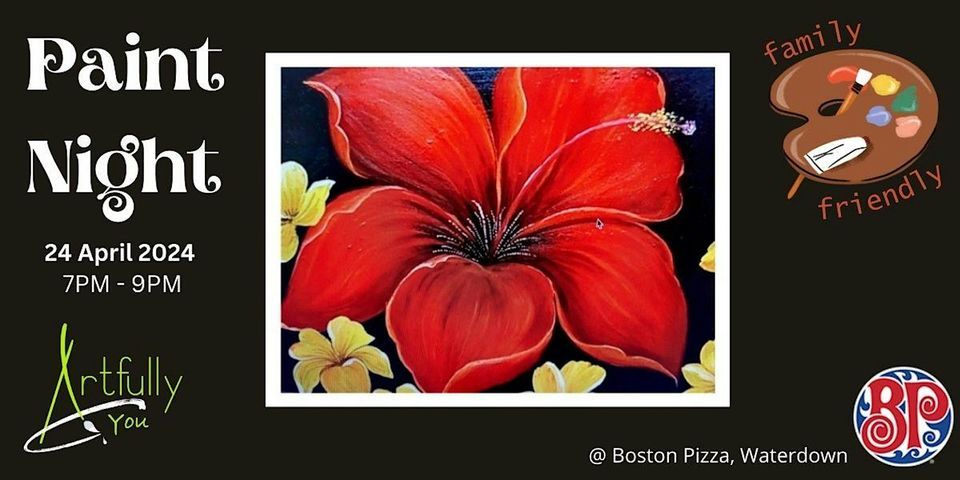24 April 2024 Paint Night -Boston Pizza, Waterdown
