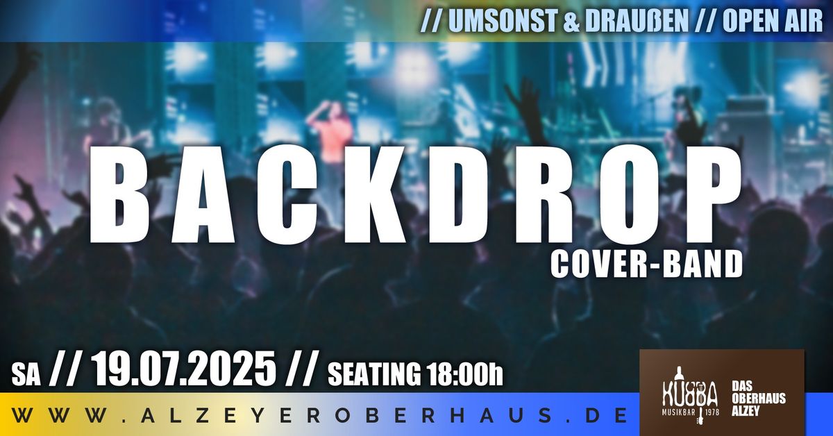 Umsonst & Drau\u00dfen: Live-Musik mit Backdrop