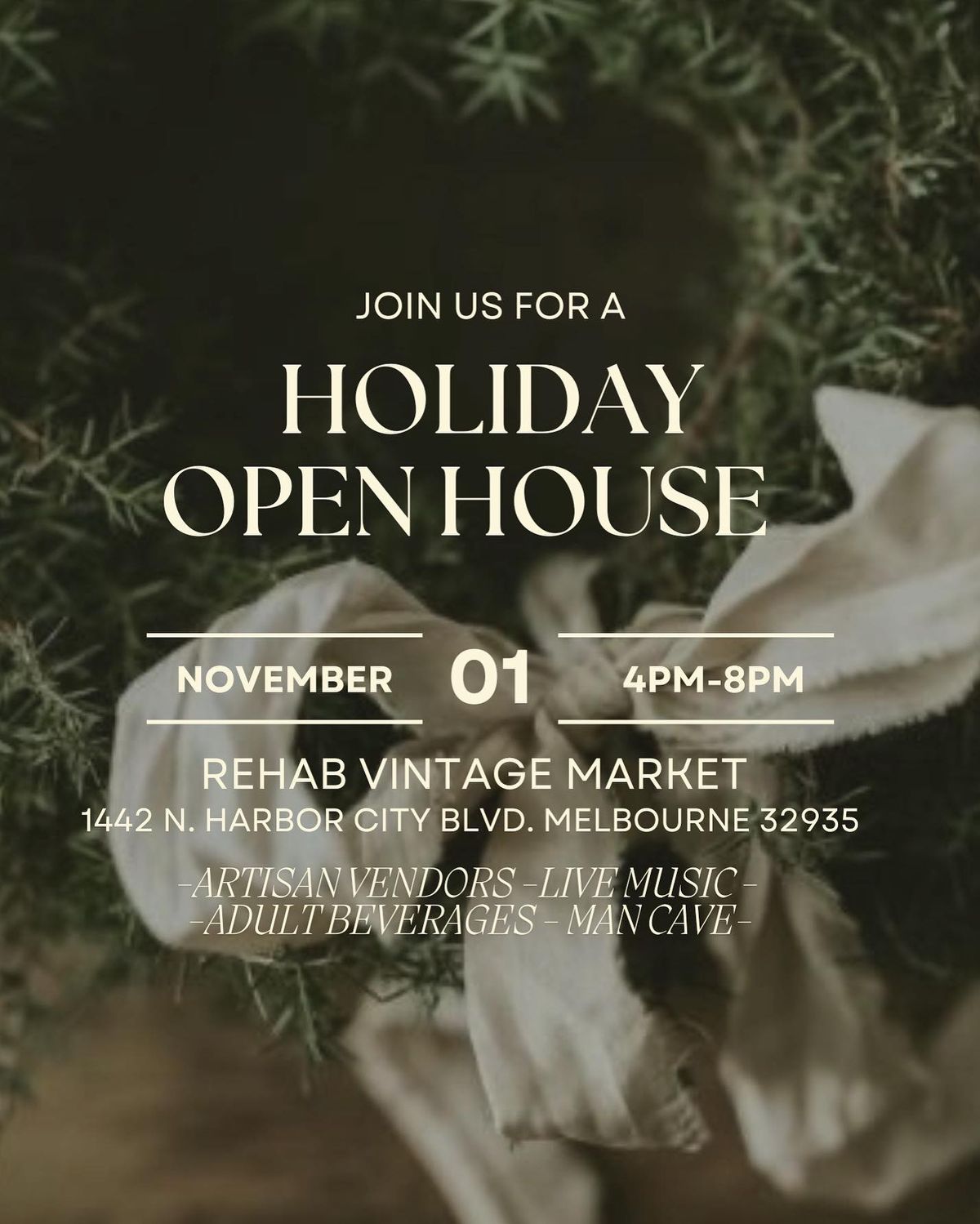 HOLIDAY OPEN HOUSE at Rehab Vintage Market