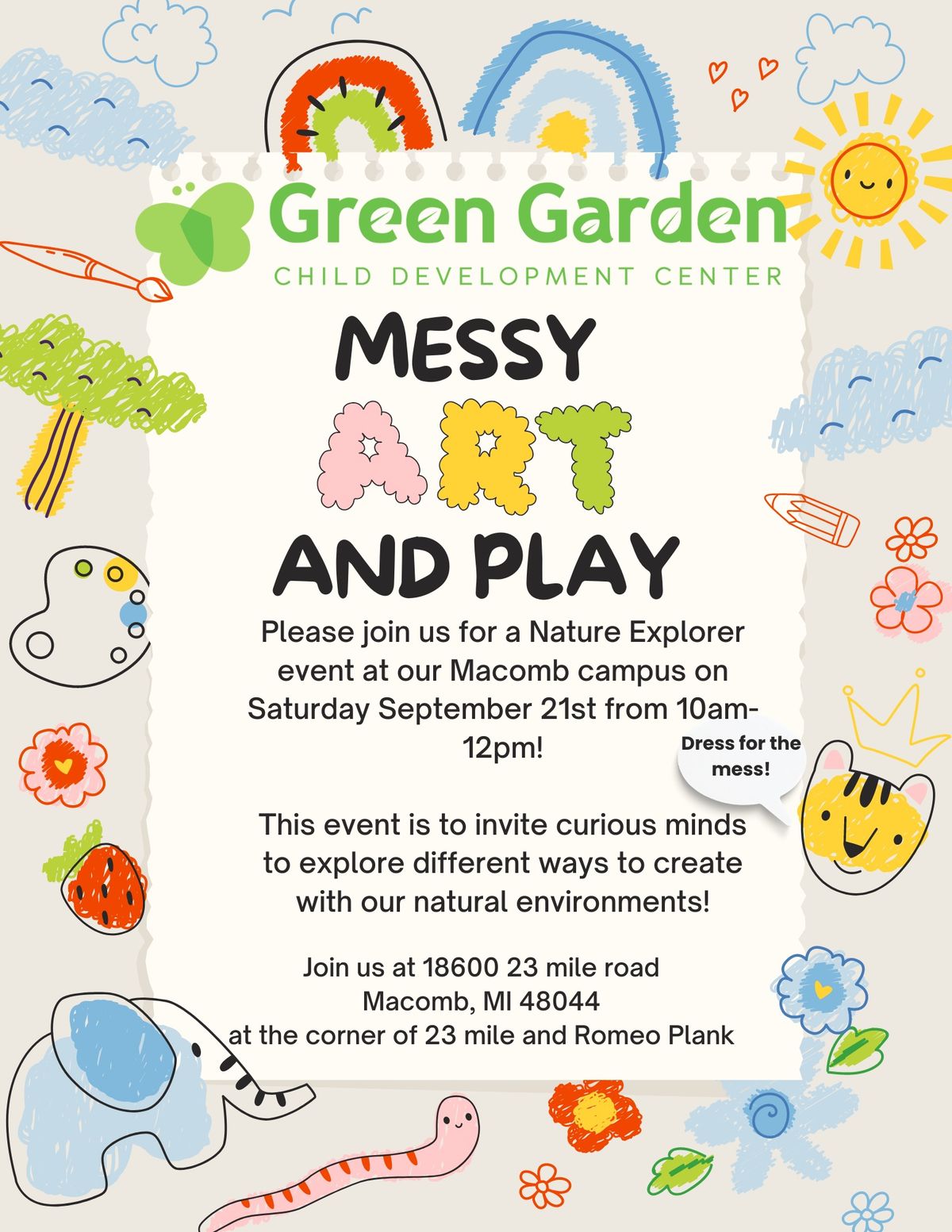 Macomb Messy Art and Play