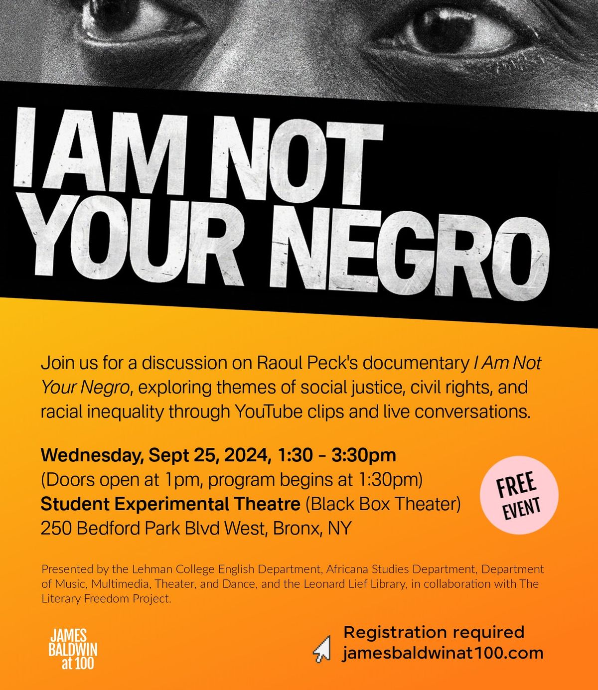 I Am Not Your Negro: A Discussion on Social Justice and Racial Inequality