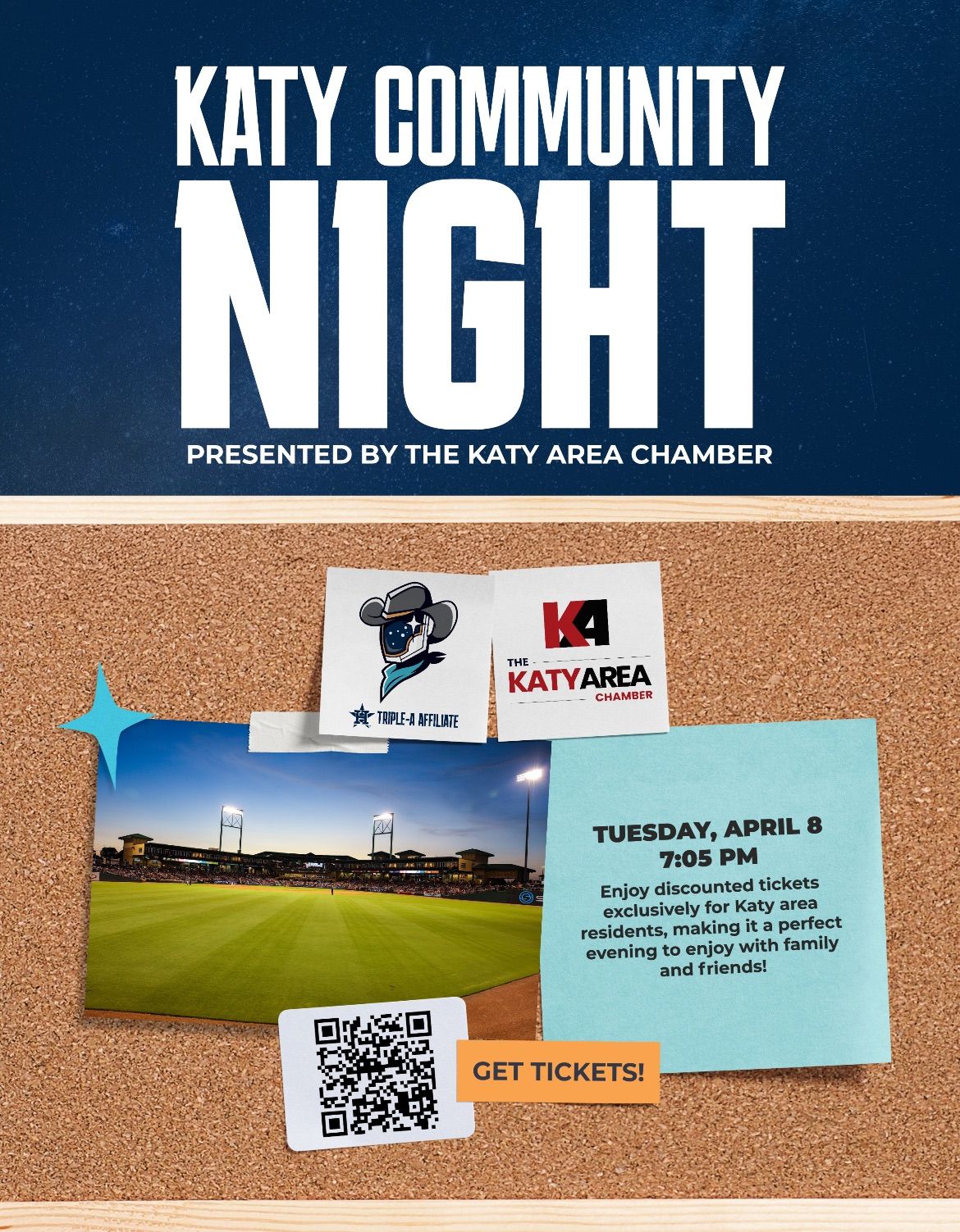 Katy Community Night at Sugar Land Space Cowboys