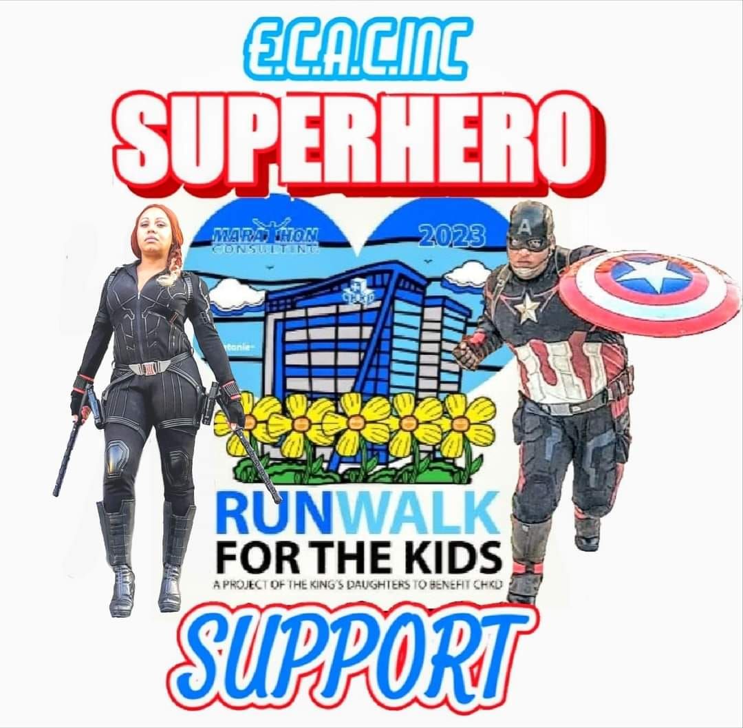 E.C.A.C. SUPERHERO SUPPORT: CHKD RUNWALK 2024