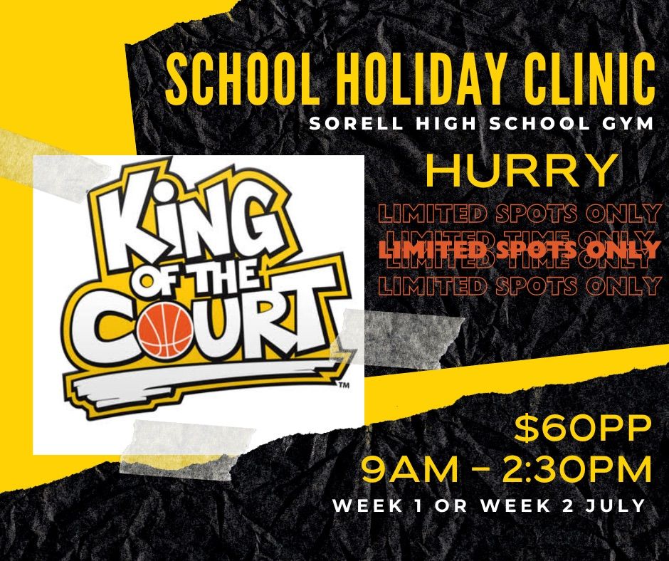 Basketball school holiday clinic Sorell 