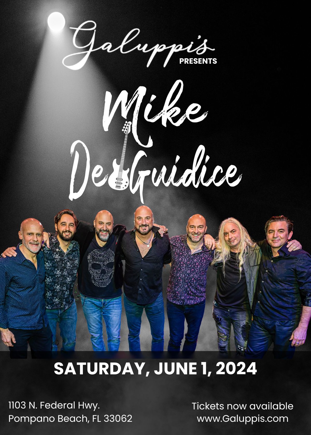 Mike DelGuidice Live in Concert at Galuppi's Sat. June 1st