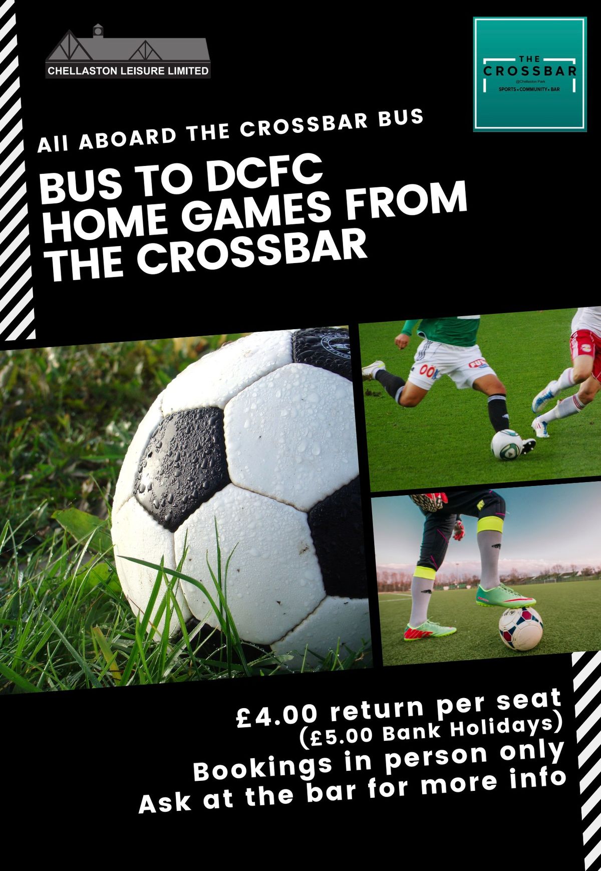 Bus to Derby County v Swansea City