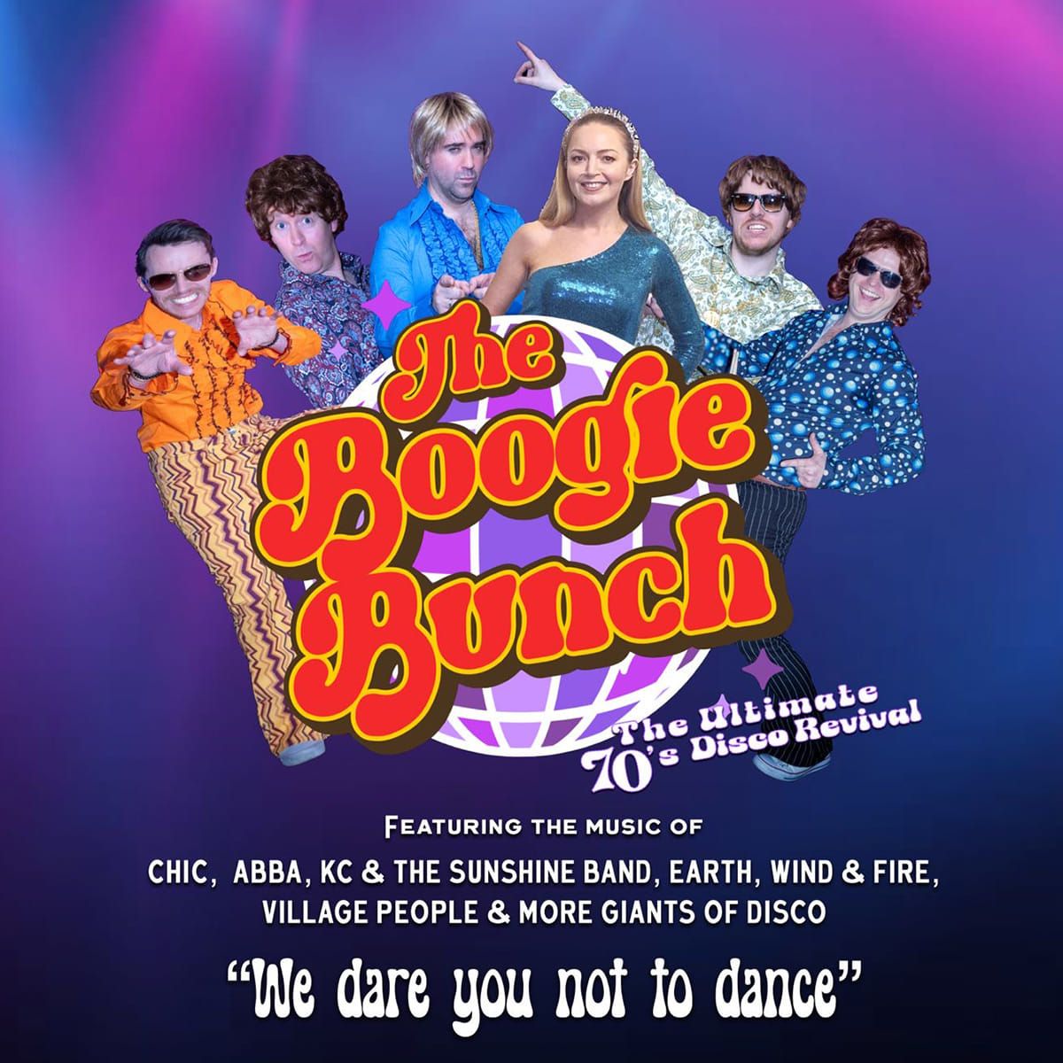 The Boogie Bunch\nThe Ultimate 70's Disco Revival\n Friday 8th Nov