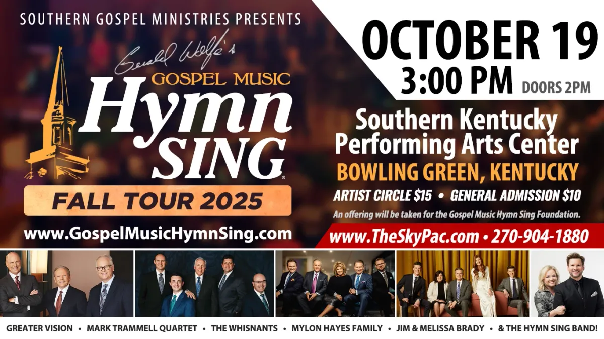 Gerald Wolfe Gospel Hymn Sing at Blue Gate Performing Arts Center