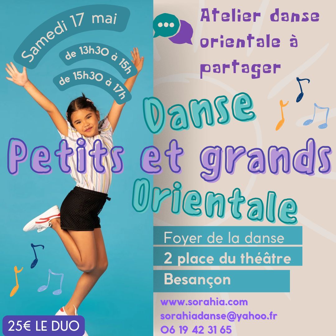 stage de danse orientale partag\u00e9 adulte\/enfant