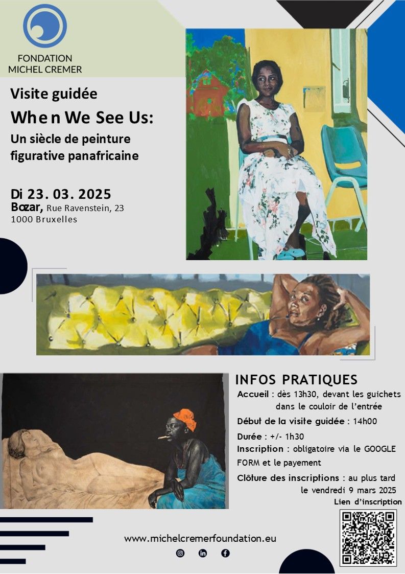 Visite guid\u00e9e de l\u2019exposition \u00ab When We See Us \u00bb dimanche 23 mars \u00e0 14h \u00e0 Bozar