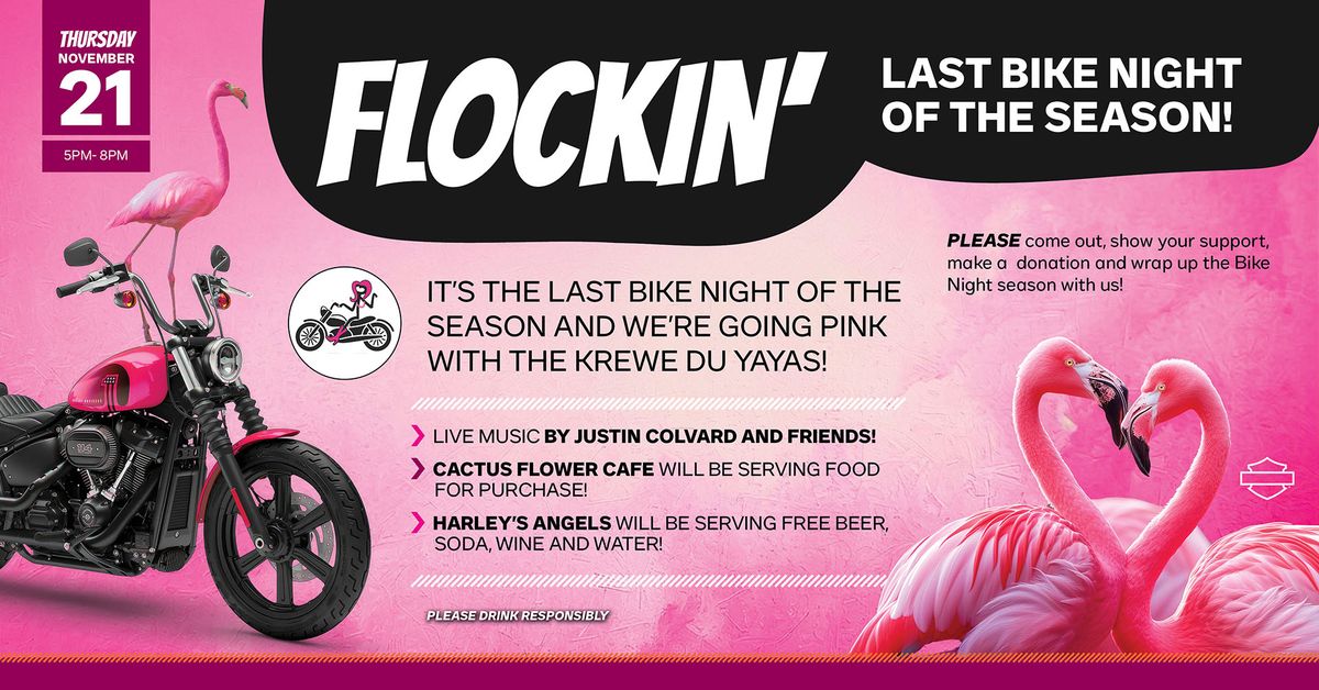 Flockin' Last Bike Night of the Season!