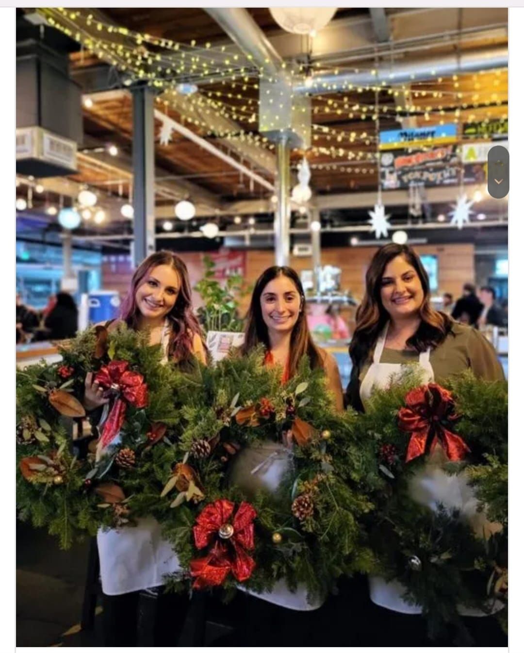 Holiday Wreath Making Workshop at Berkley Beer