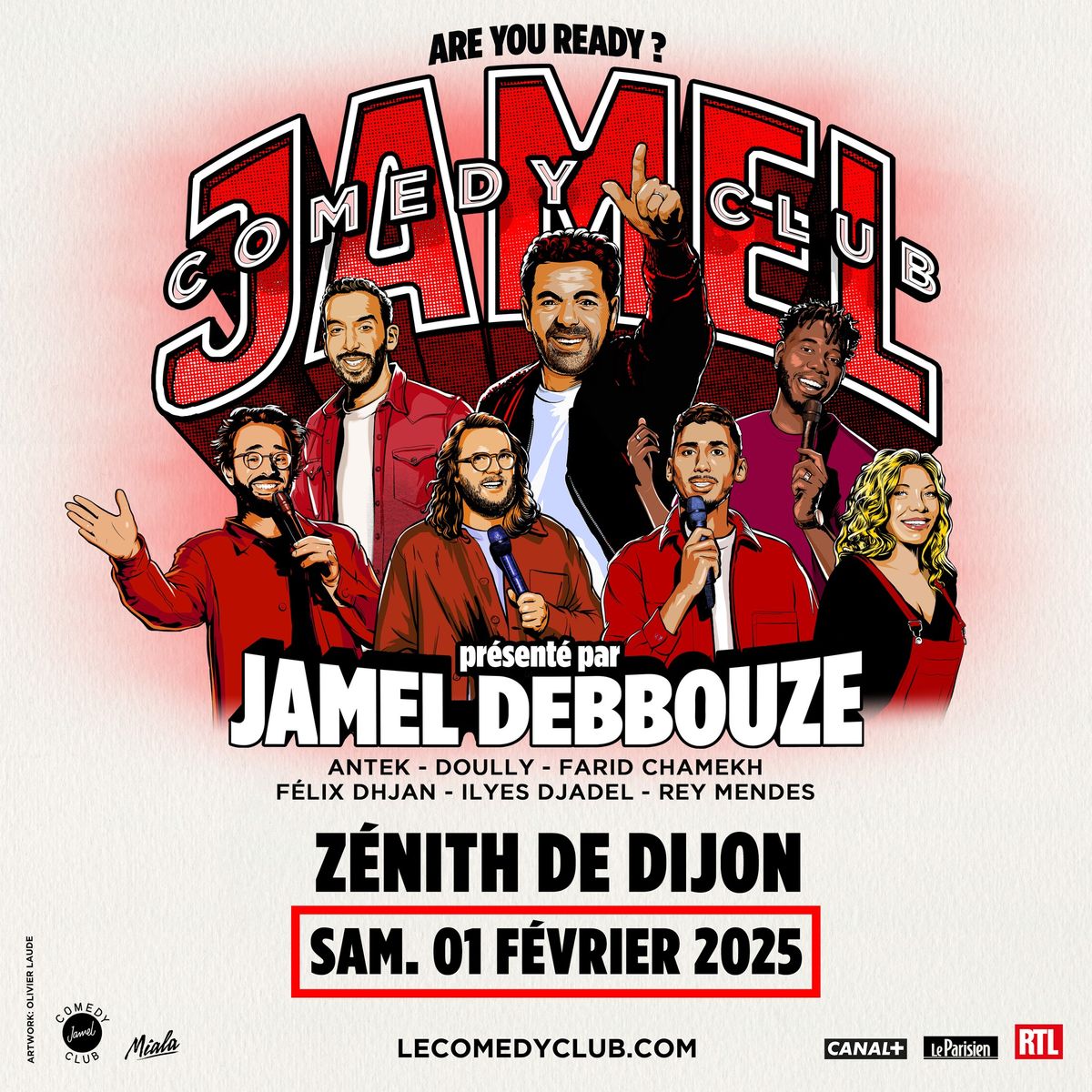 JAMEL COMEDY CLUB ZENITH TOUR - Z\u00c9NITH DE DIJON - 01 F\u00c9VRIER 2025