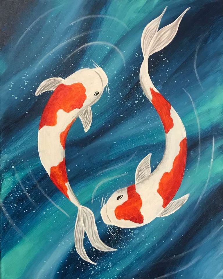 Koi Serenity, Pinot's Palette, Saint Charles, 28 June 2022