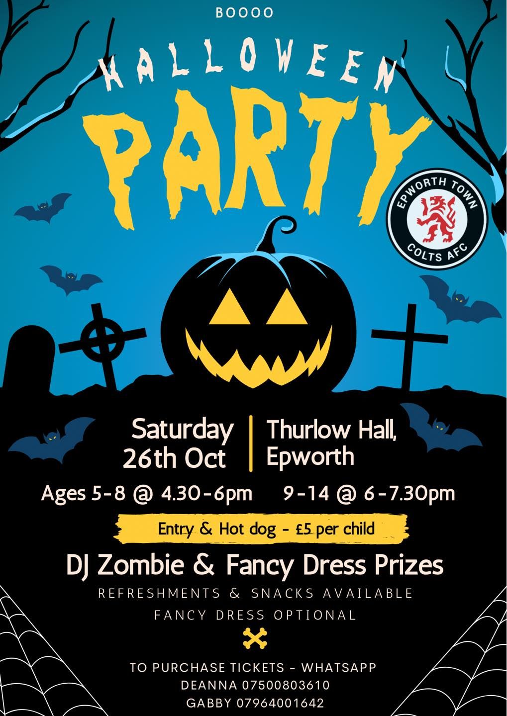 Epworth Colts Halloween Party