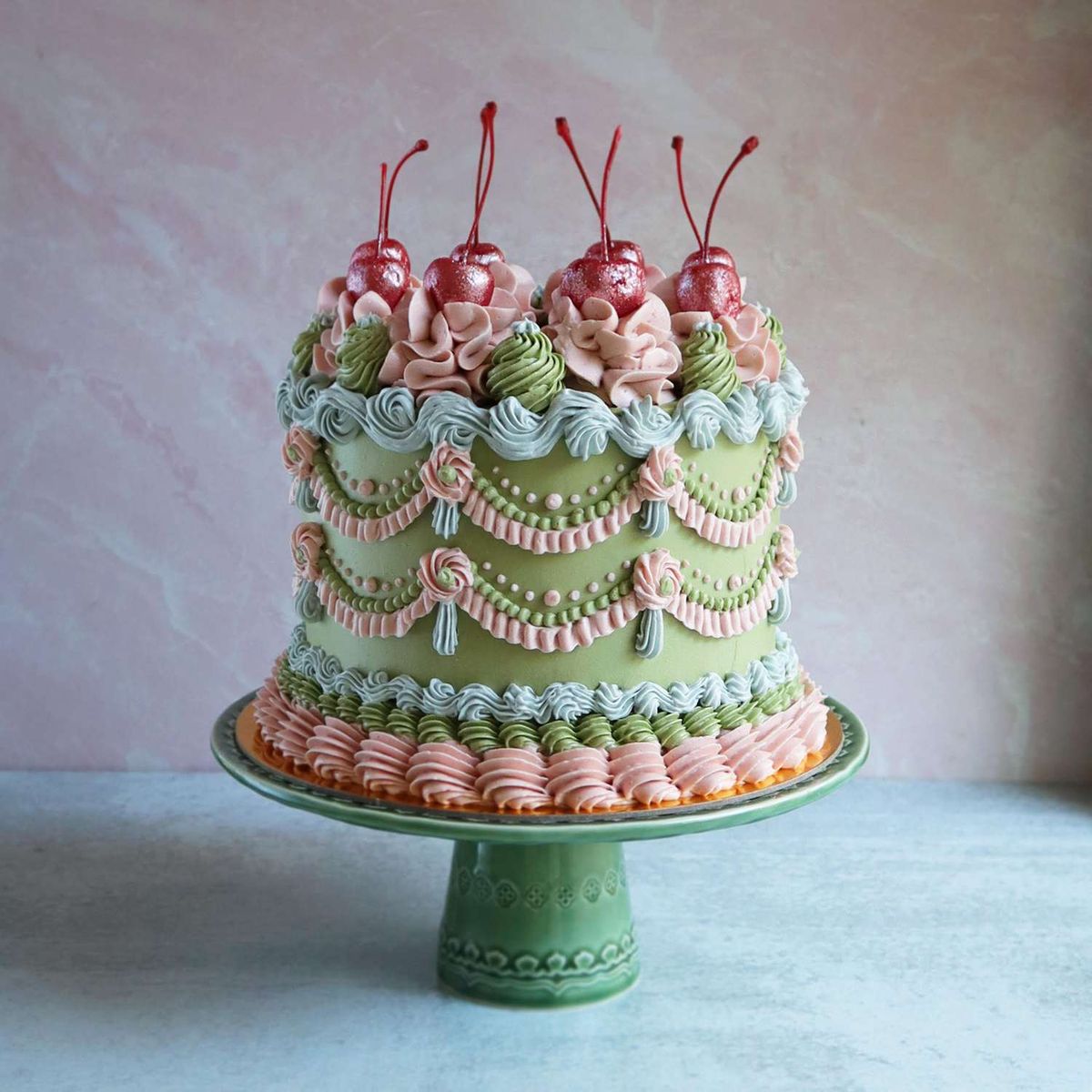 Vintage Cake Decorating Class