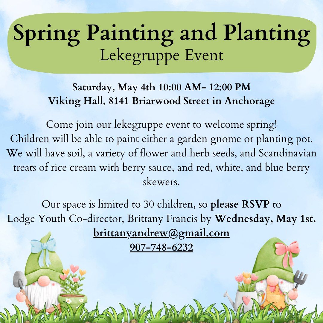Spring Painting and Planting 