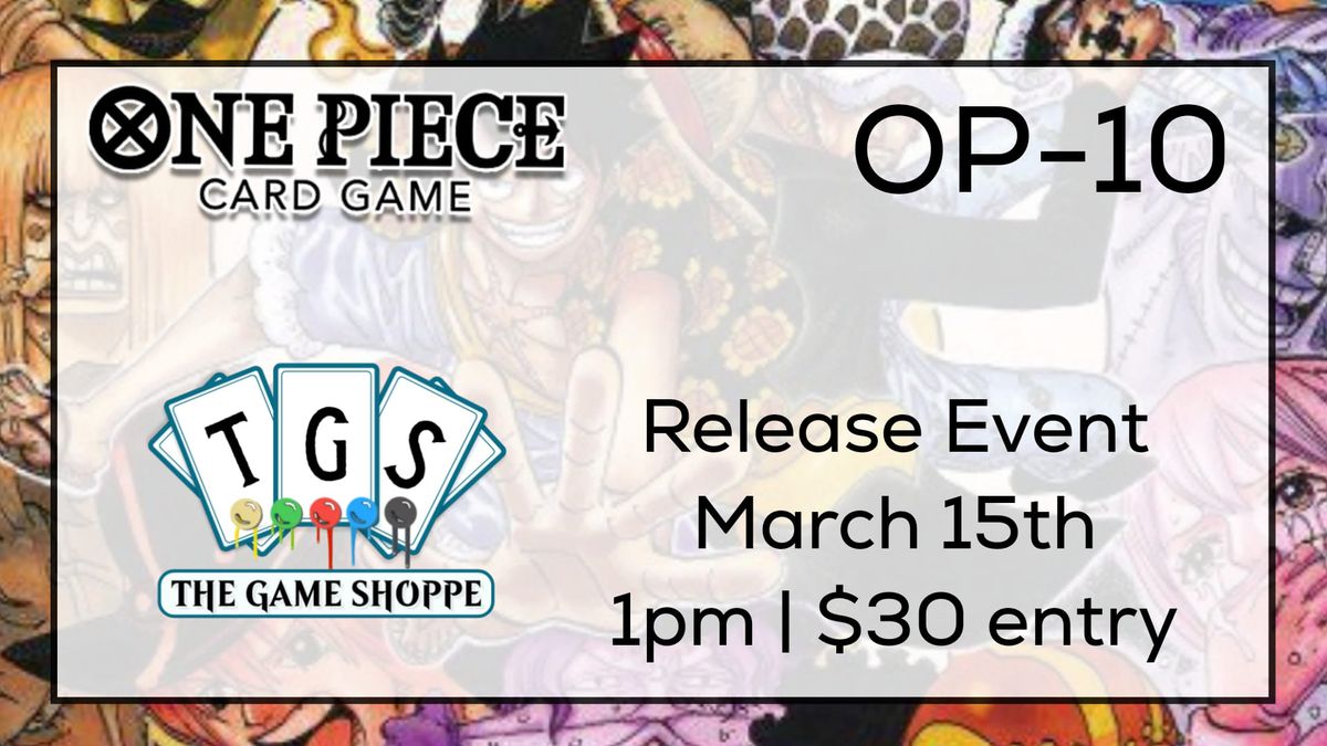 ONE PIECE TCG OP-10 RELEASE EVENT