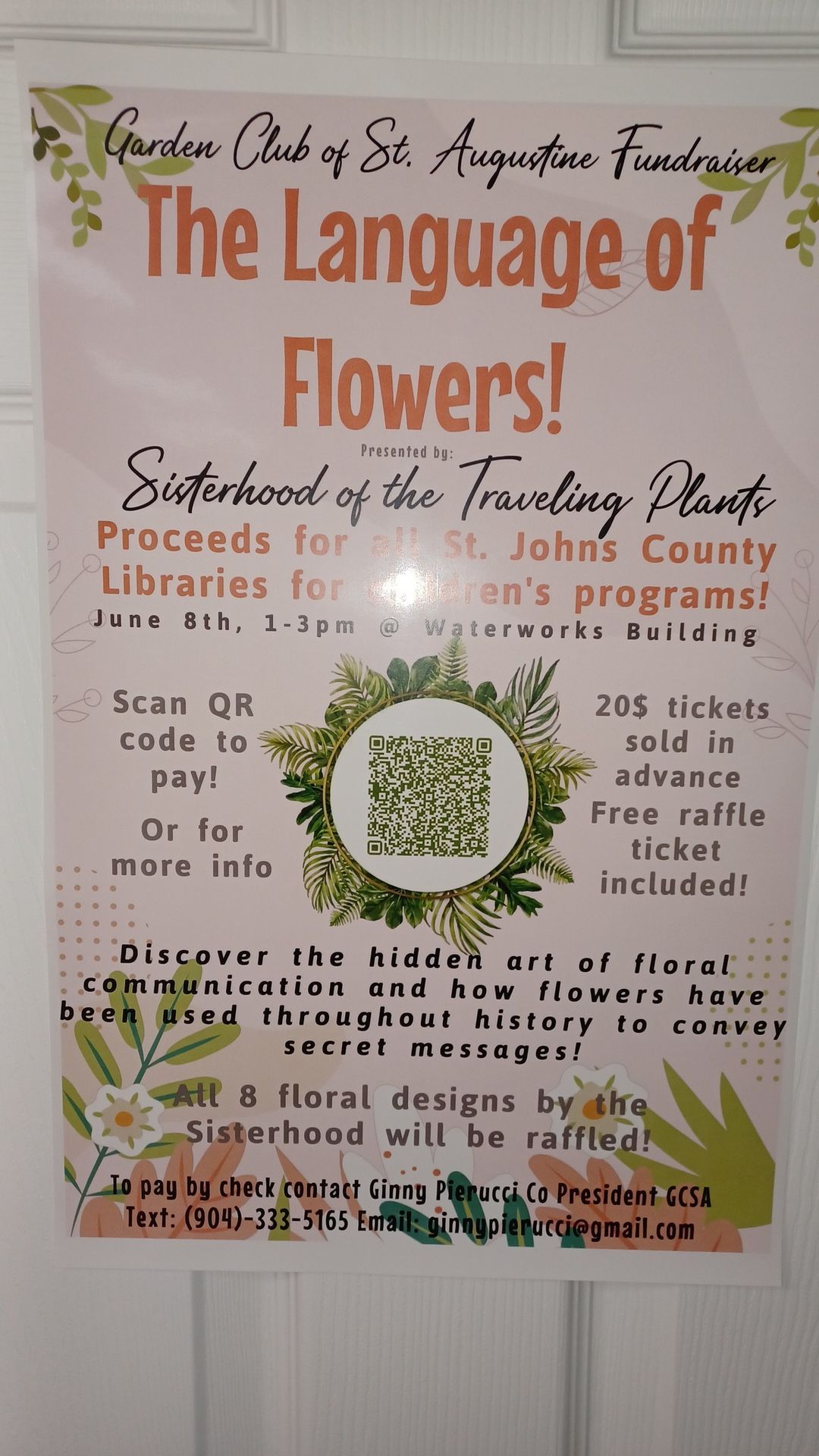 THE LANGUAGE OF FLOWERS  The Sisterhood of the Traveling Plants presents a Garden Club funraiser