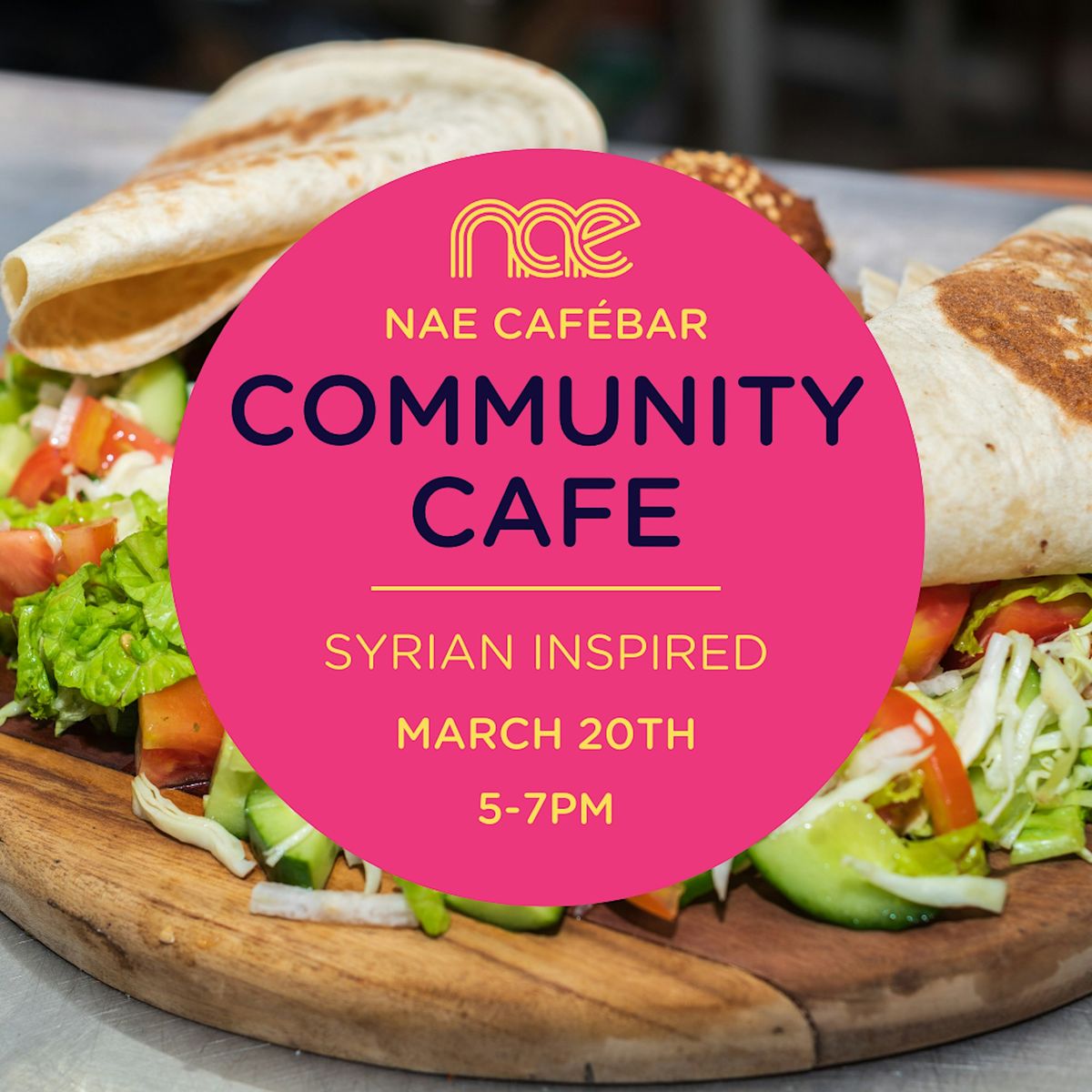 Community Caf\u00e9: Syrian Inspired