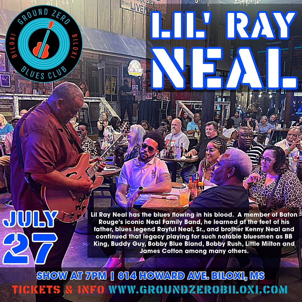 Kenny Neal at New Orleans Jazz Market