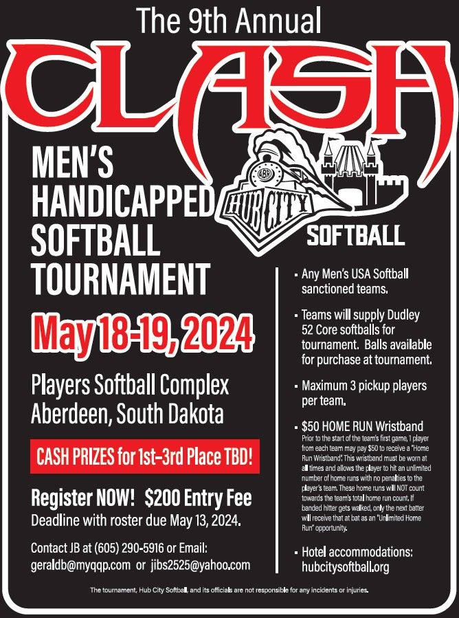 9th Annual Clash Men's Handicapped Softball Tournament