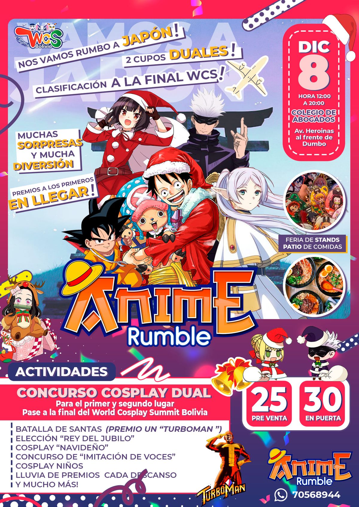 Anime Rumble Fest Navide\u00f1o  Cochabamba \ud83c\udf84